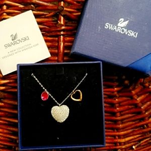 Heart pendant Swarovski necklace